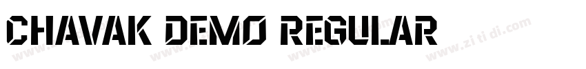 Chavak DEMO Regular字体转换 Chavak DEMO Regular字体转换